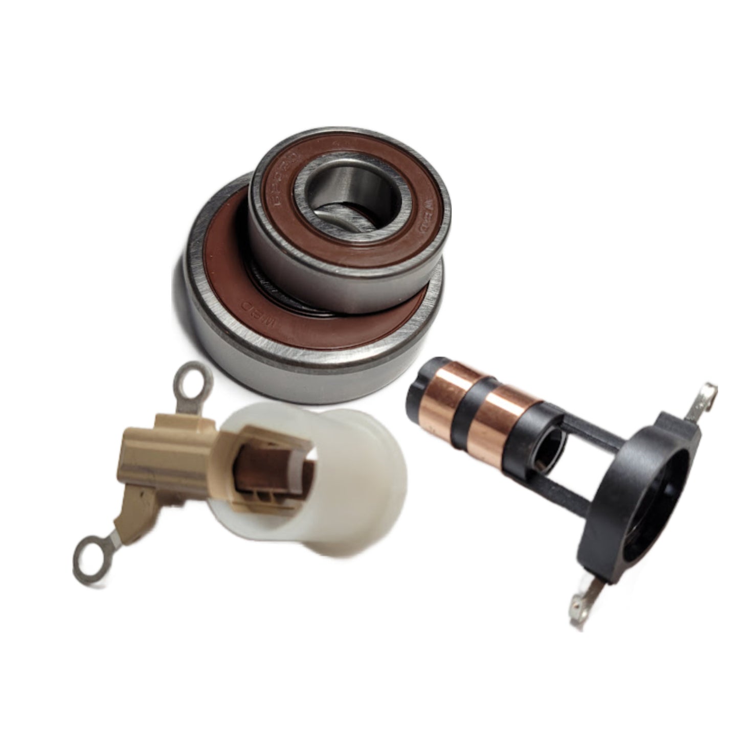 Alternator Bearings Brushes Slipring Kit XT4 XT5 Blazer Acadia A2TV0582 A2TV0581 - 12888RK-C