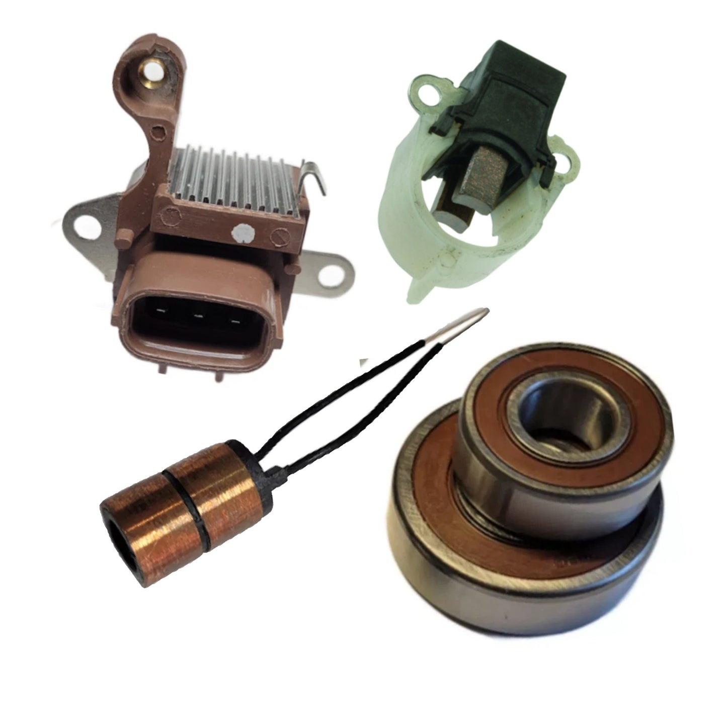 Alternator Rebuild Kit 2002-2010 Lexus SC430, 2001-2003 LS430 - 104210-3030, 104210-3031, 104210-3032, 210-0508, 9664219-303 - 13992RK-A
