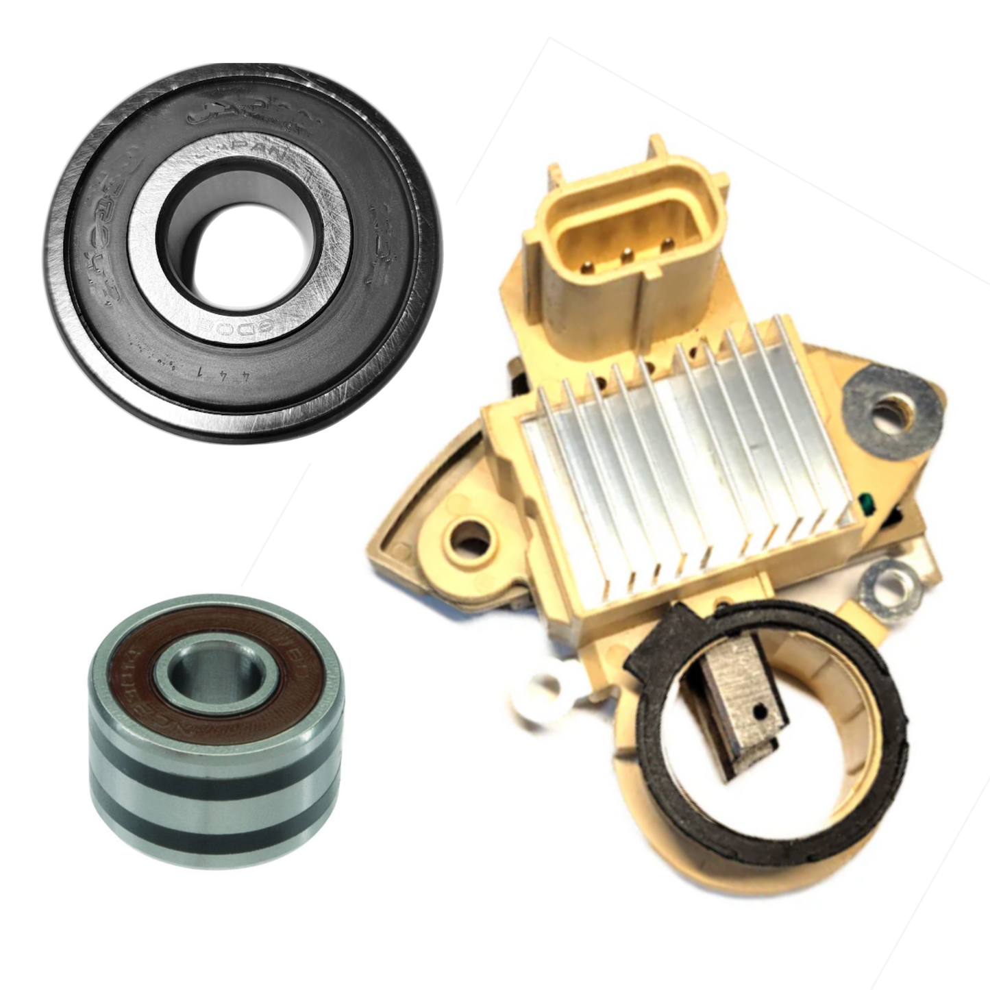 Alternator Rebuild Kit 2013-2019 Ford Taurus Explorer, Flex 3.5L 175 Amp Ford DG1T-10300-CB, DG1Z-10346-F, DG1T-10300-CA, DG1Z-10346-A, Mitsubishi A003TX1691, A003TX1691ZC, A3TX1691, A3TX1691ZC, A003TX1291, A003TX1291ZC, A3TX1291ZC, A3TX1291-11688