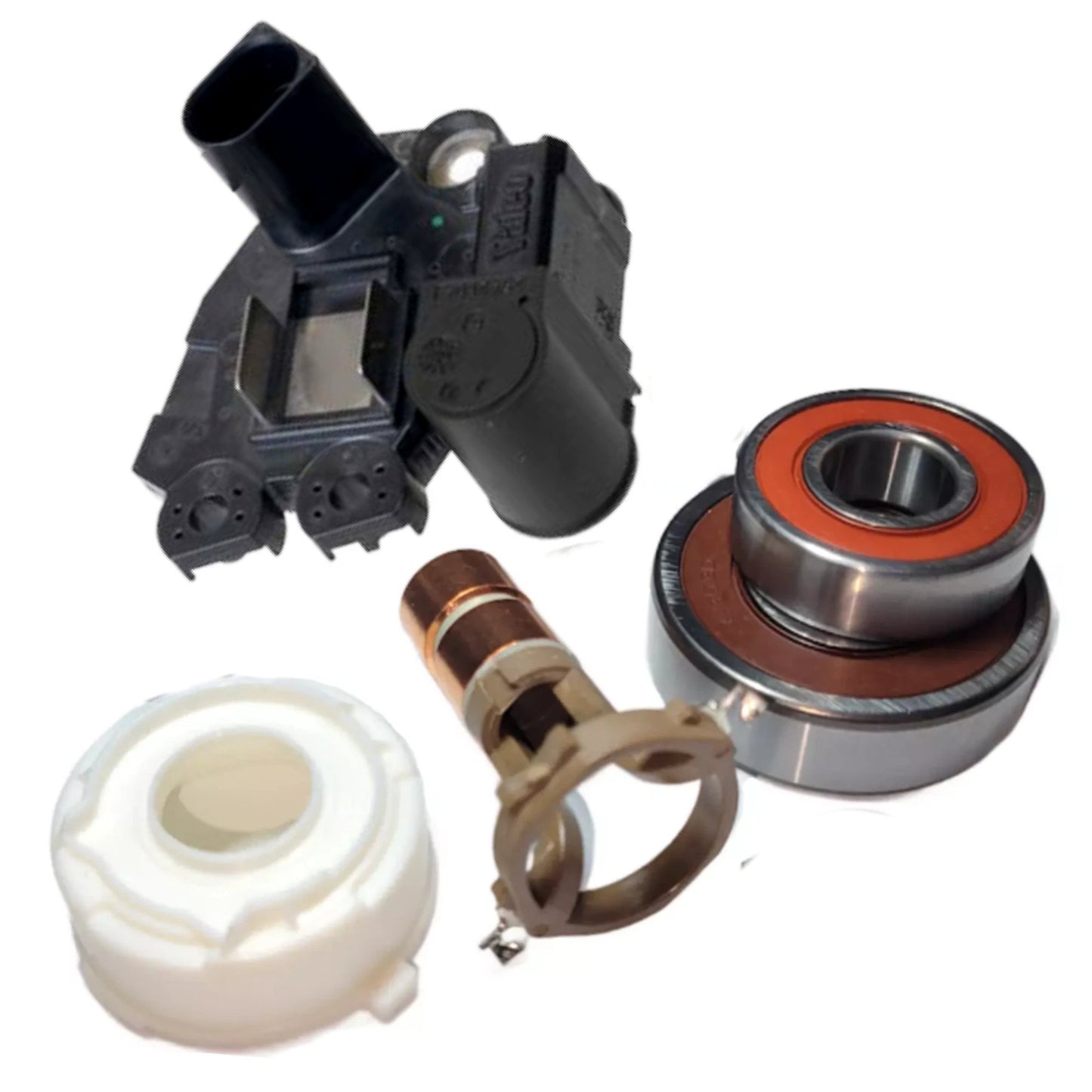 Alternator Rebuild Kit 2007-2018 Sprinter, MB E280 E300 E320 R320 R350 ML320 3.0L Dsl w/ Valeo TG17C030, TG17C028, TG17C030B - 11306OERK-A