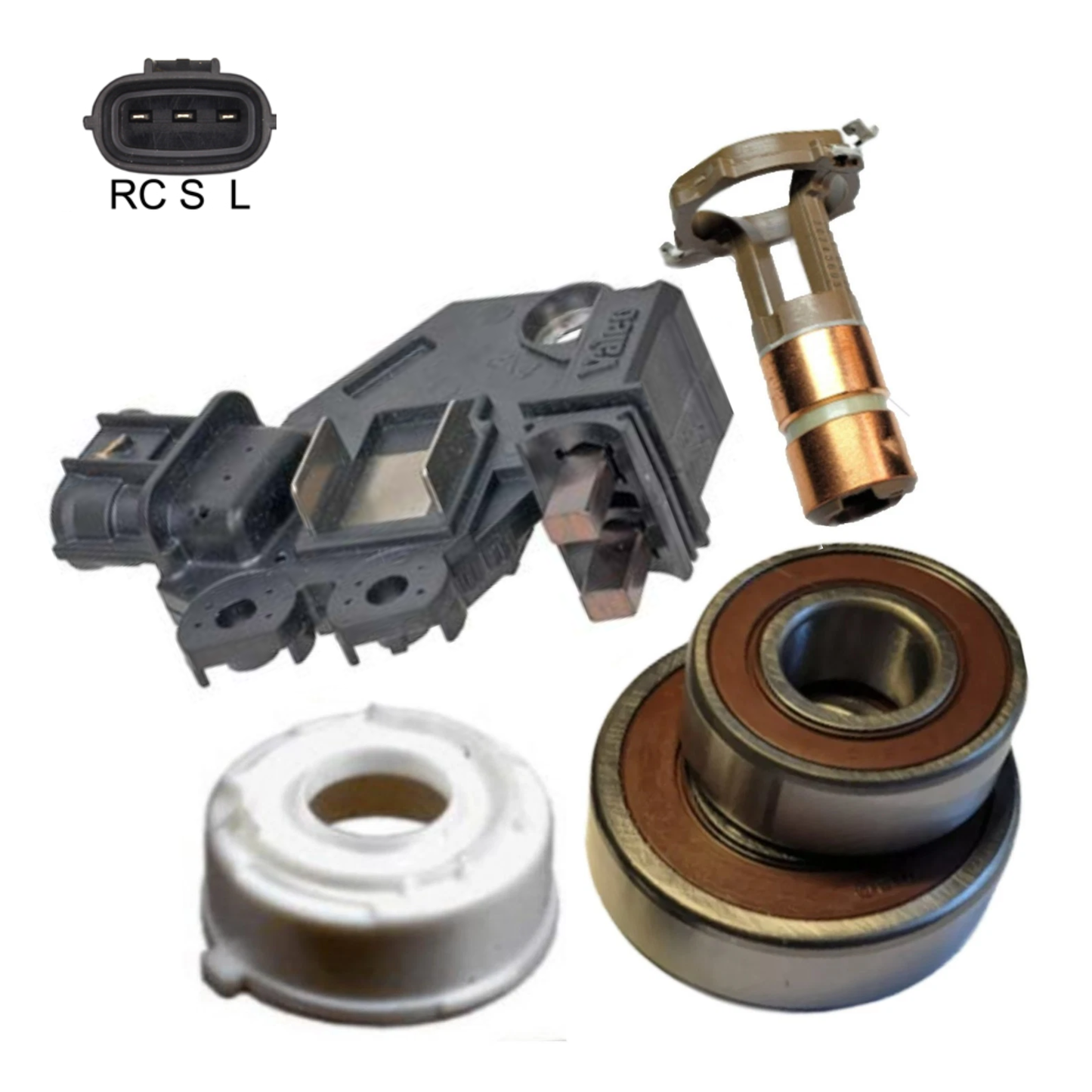 Alternator Rebuild Kit for 2.5L Altima Sentra Rogue TG12C032, TG12S217, TG11S092 - 11258RK-A