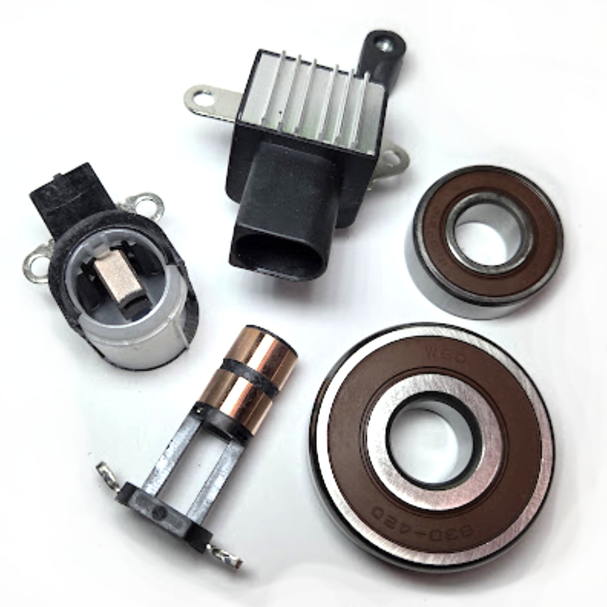 Alternator Rebuild Kit for BMW 12-31-8-645-325, 12-31-8-648-045, 8645325, 8645325-01, 8648045, Denso 104211-0590, 104211-0591