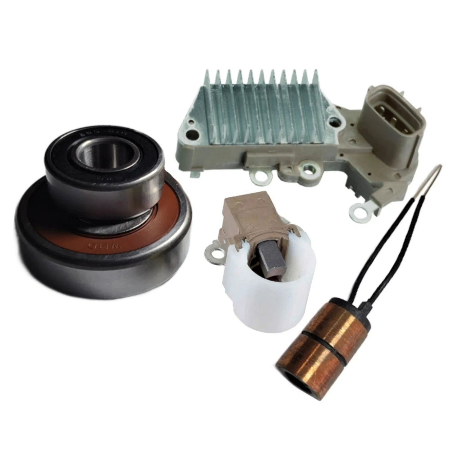 Alternator Regulator Brushes Bearings Sliprings Kit for 1993-1997 Land Cruiser 1996-1997 LX450 - 13497RK-A