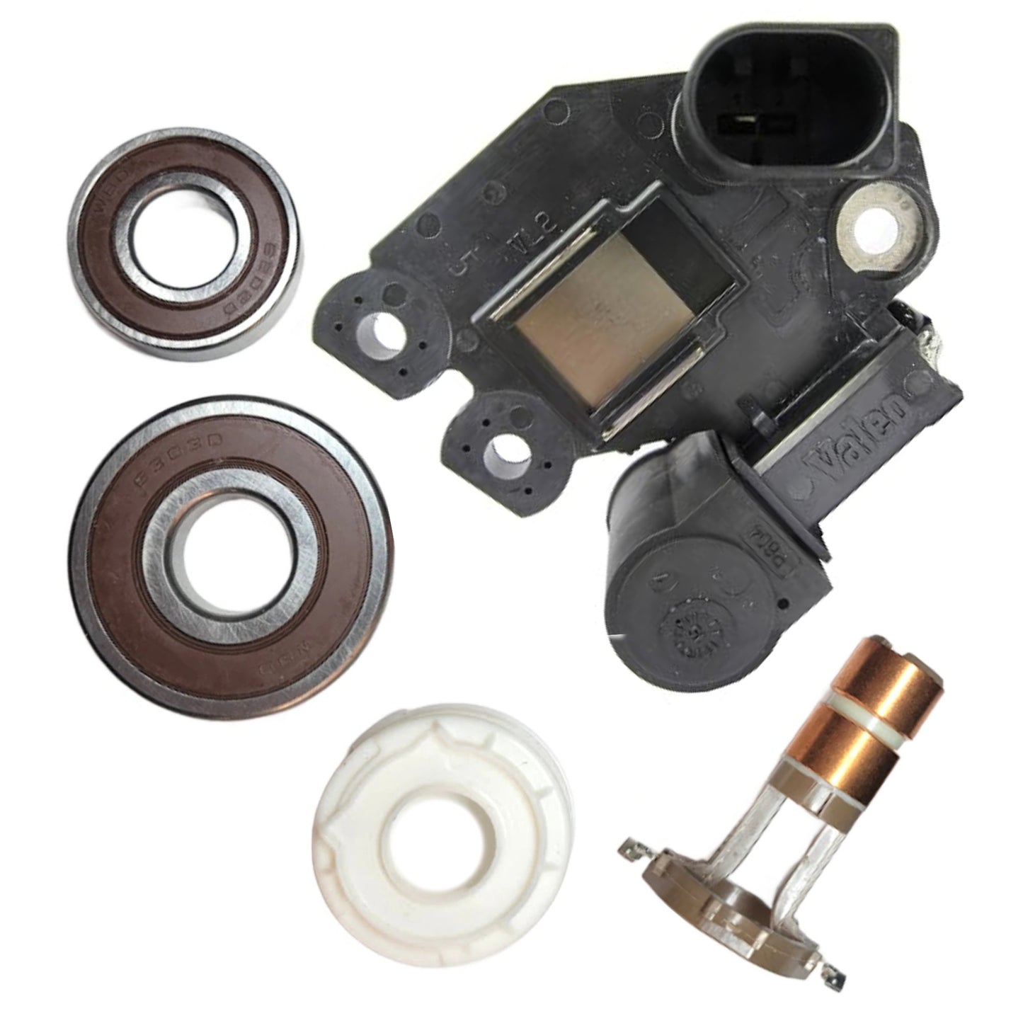 Alternator Voltage Regulator, Bearings, Sliprings Kit Audi A5 Quattro Q5 3.2L w/TG14C018 - 11462OERK-A