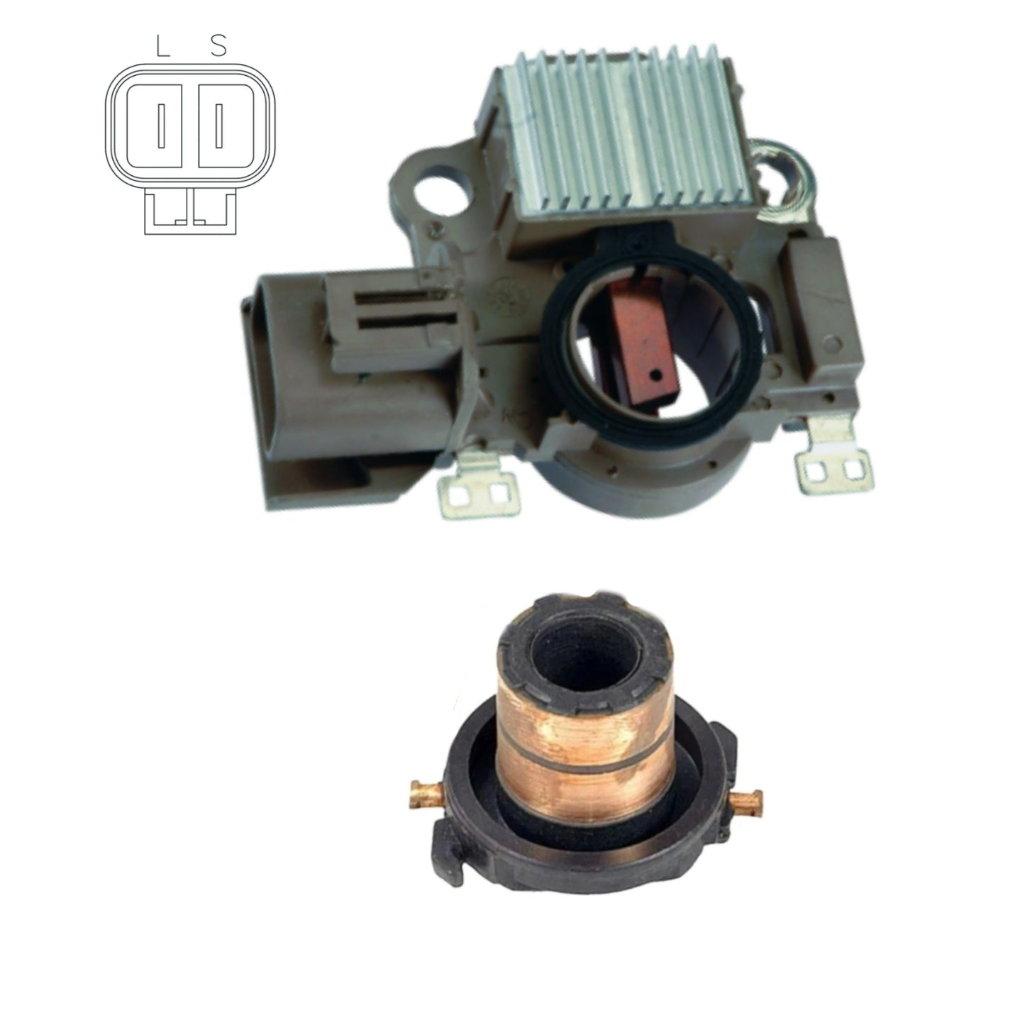 Alternator Voltage Regulator Slipring Kit Infiniti G35 QX4 Pathfinder w/A3TB4291 - 11051RK