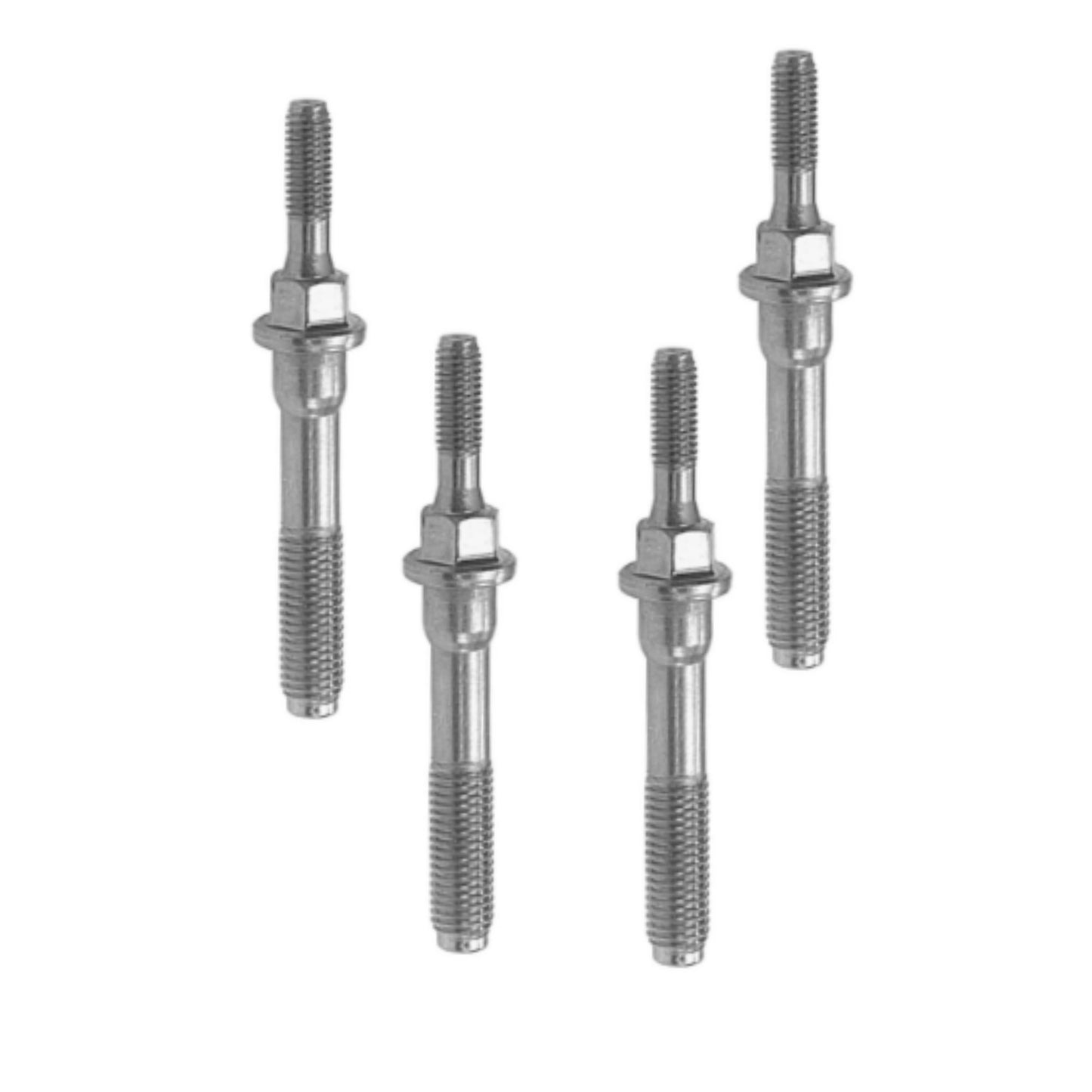 SRE and DE attaching thru bolts - Specifications: M7 x 1.0 x 41mm L - Thru Bolt w/Extension, M5 x 0.8 x 18mm L Extension // 7mm x 1.0mm x 41mm WITH 5mm x 0.8mm x 18mm Extension - Hex washer head, 8mm drive, Chamfered point, Zinc plated / Replaces Denso 949043-2000, GM 94843088, Honda 31145-PD1-004, 31145-PD1-0040, Isuzu 8-94123-048-0, Mazda KL47-18-W19, Suzuki 31587-82110, Toyota 90099-04966, Other 96909009, W115-14, ND-556, 452-52001 - 85-1403x4 