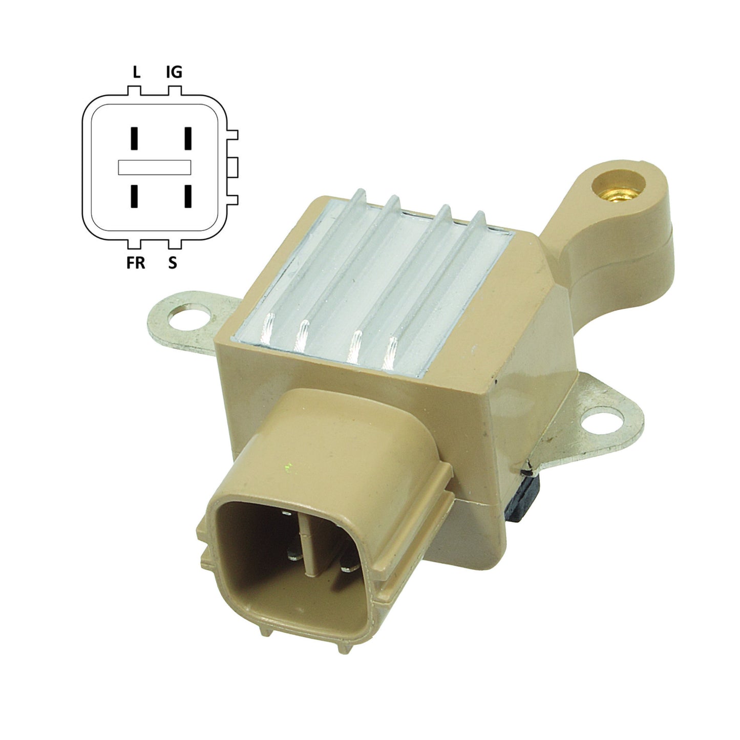 Voltage Regulator for Toyota 4 Terminal S-IG-L-M 80904465 - IN6300
