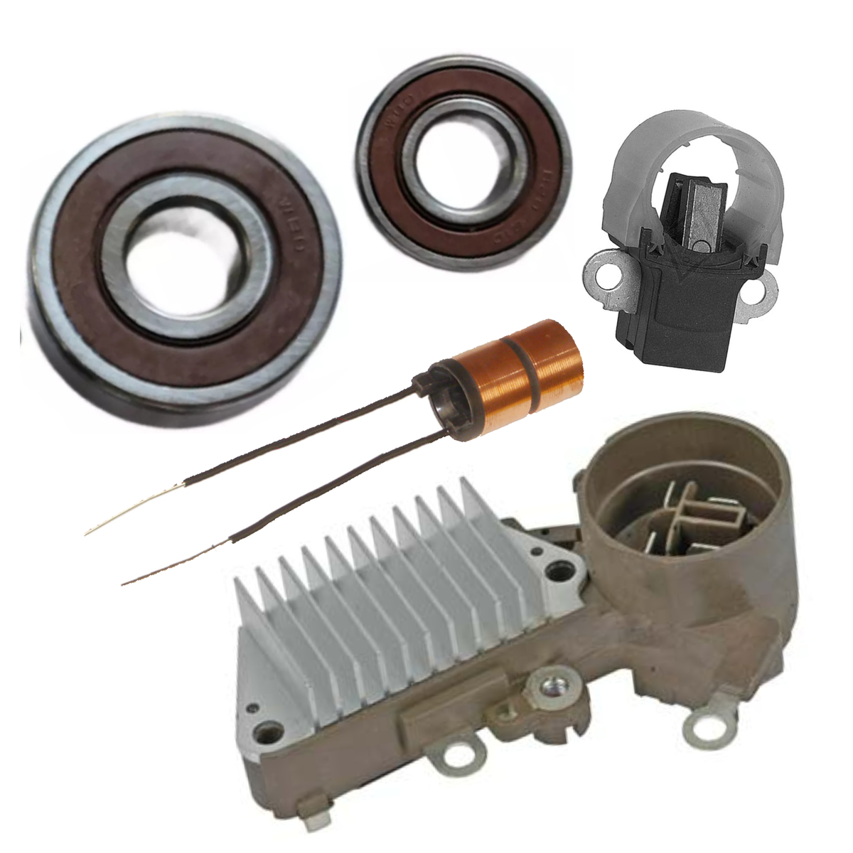 Integra Alternator Kit Acura 31100-P72-003, 31100-P72-003RM, 31100-P75-003, 31100-P75-003RM, CJS42, CJS44, CJS46, 101211-5410, 101211-5430 13529