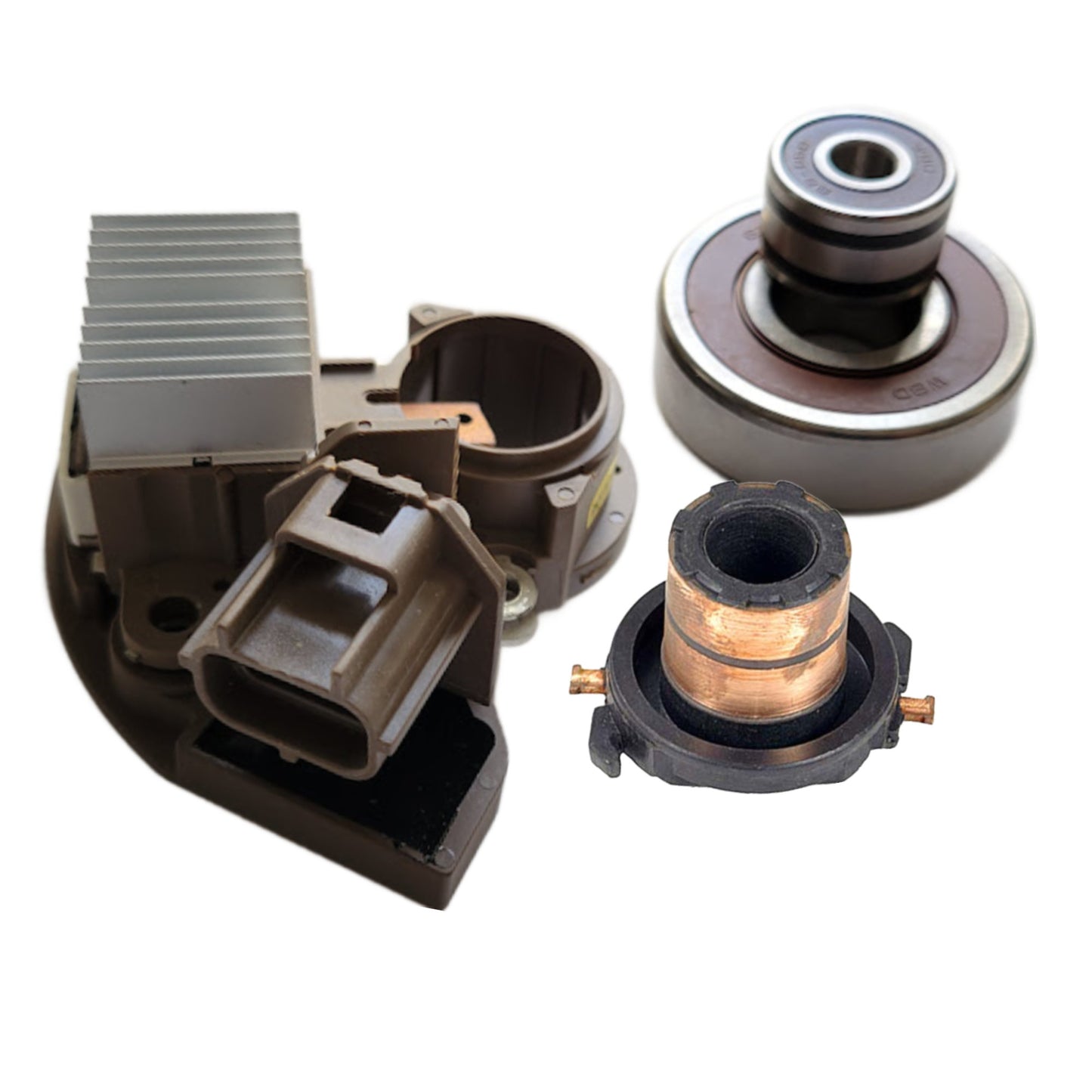 Mitsubishi 150A Alternator Repair Kit with IM529 Regulator & Bearings - Fits Ford & Lincoln 3.5L V6