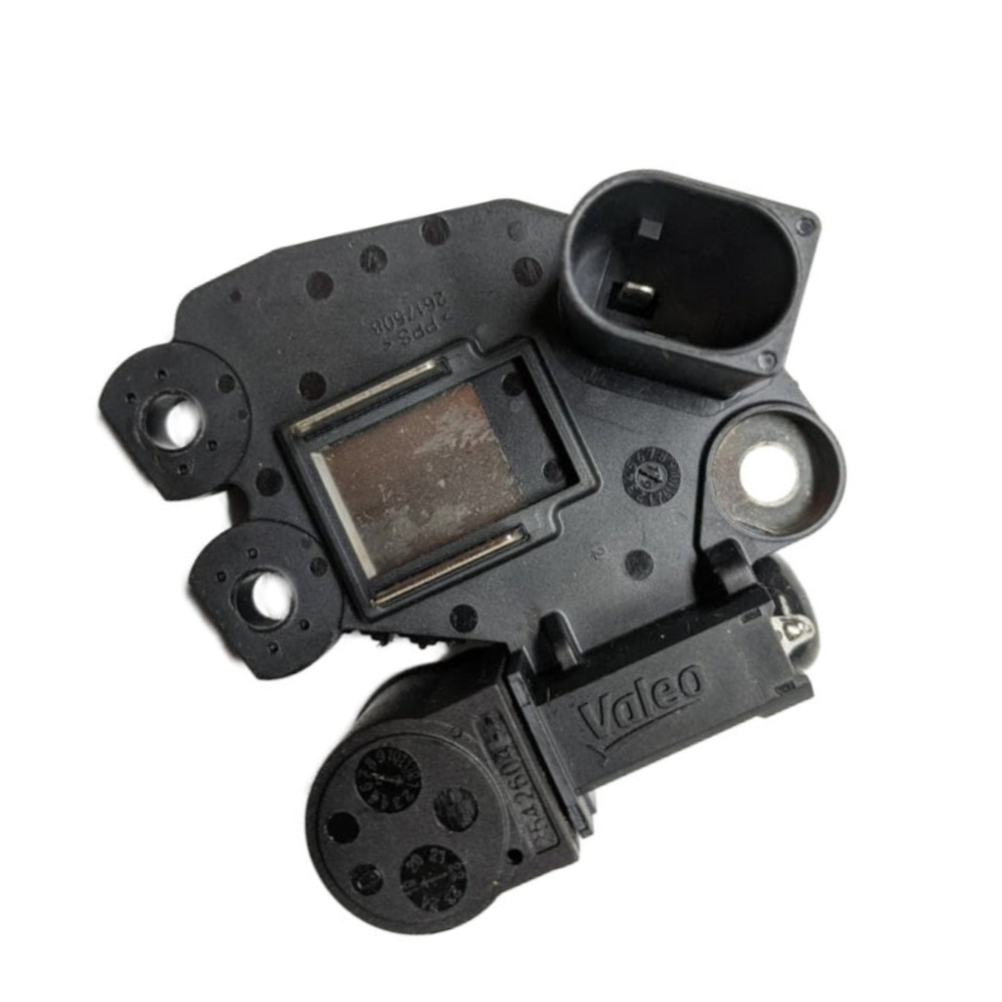 OEM Valeo Voltage Regulator with Brushes Audi Volkswagen LIN Valeo EG15T015, EG15T020, EG15T025, EG15T026, EG15T027, EG15T032 - 2624193 599431
