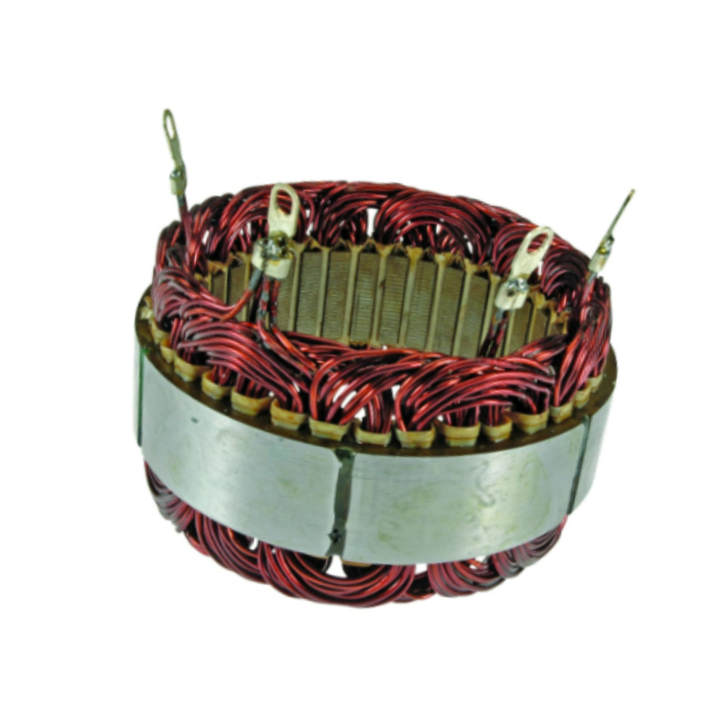 Rotor / Rotating Windings, Specifications: 12 Volt, 90-130A Denso Alternators, 102mm ID x 130mm Lamination Stack OD / Replaces Denso 021100-3260, 021100-3420, 021100-3890, 021100-4070, 021100-4080, 021100-4100, 021100-4110 // 72908503, W105-14, ND-456, 340-52003, 340-52007 - 27-8205