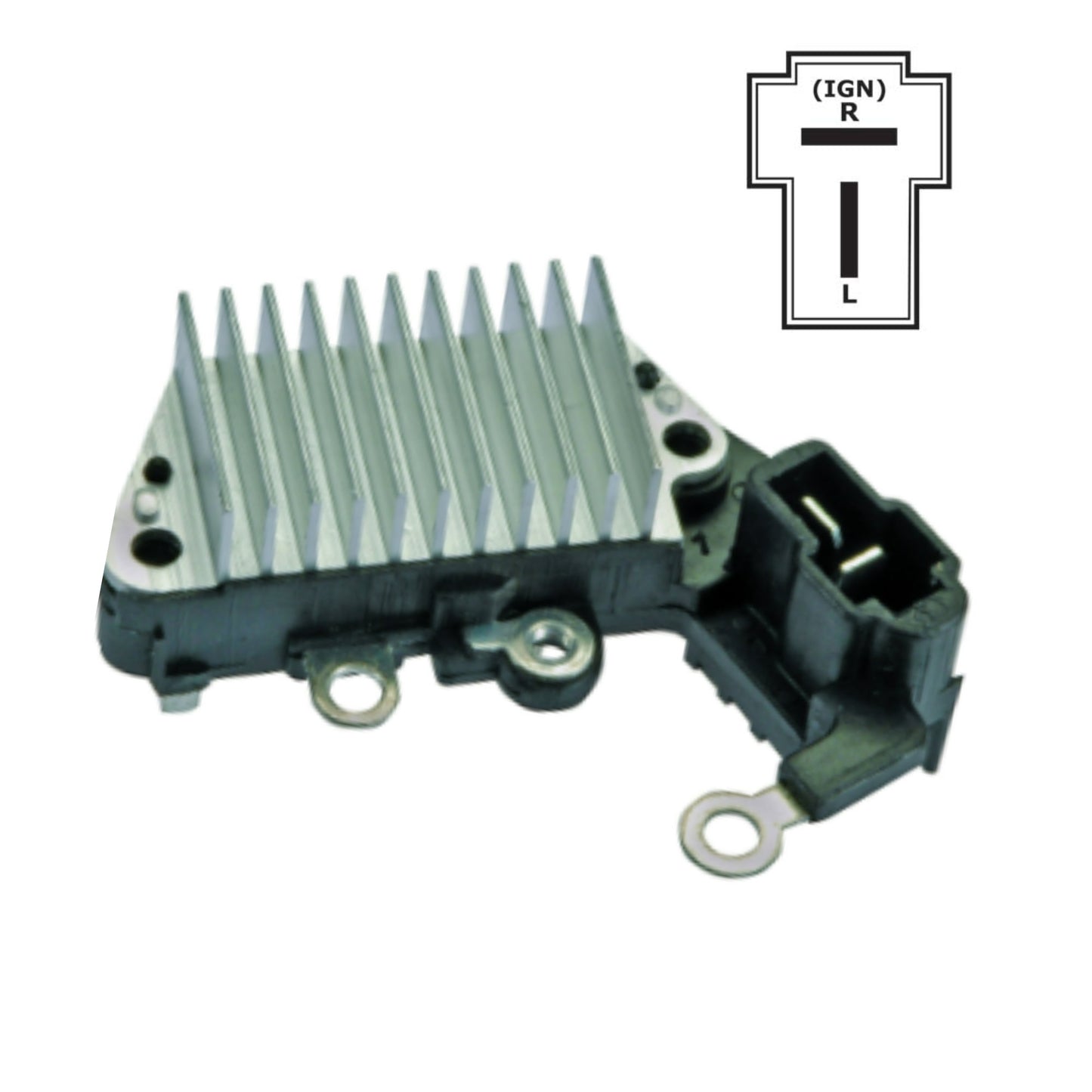 Voltage Regulator 2 Terminal IG L - IN254 Replacing Denso 126000-0600, 126000-0760, 126000-1160