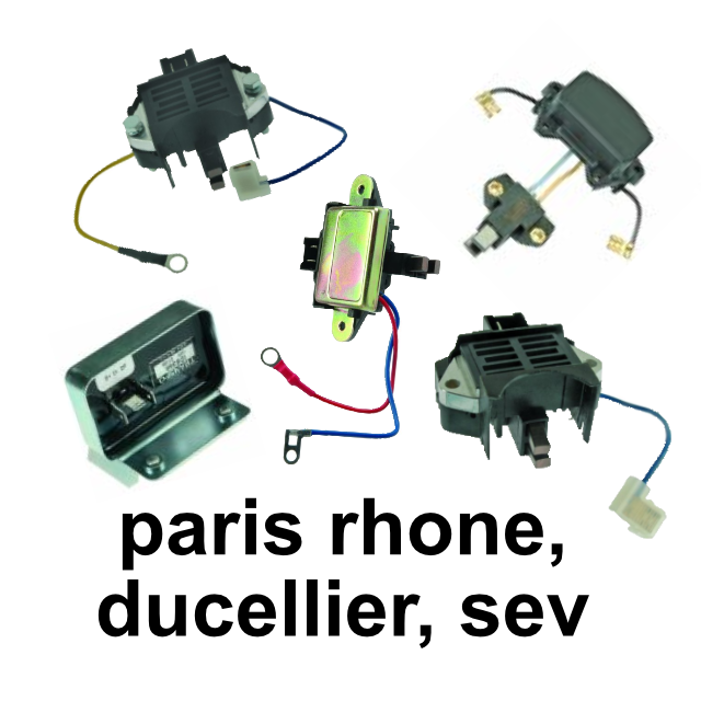 Voltage Regulators for Paris Rhone, Ducellier, SEV built alternators for DYI Rebuilding Repairing your alternator