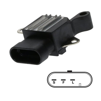 12V Voltage Regulator IN6003 for Denso | Replaces Denso 126600-0030, GM 25697765 & Lester 11035 / Denso 104210-3060, 104210-3070, 104210-3300, 104210-4540; GM 15145637, 25697765, 25697766, 25758348, 25759776, 84009369,