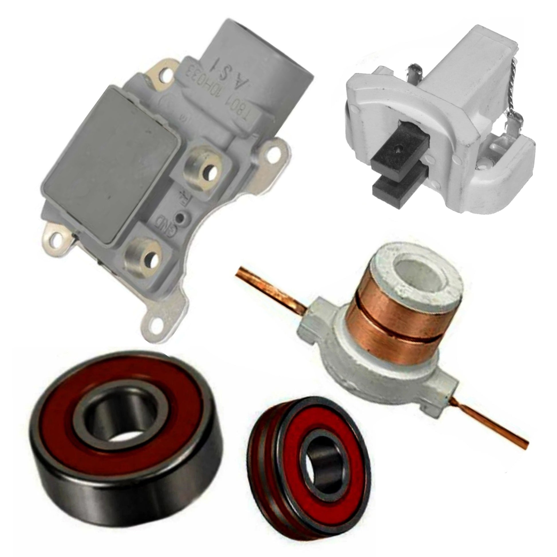 3G Voltage Regulator Brushes Slipring Bearings Kit for Ford Explorer B4000 Mountaineer