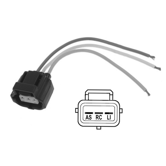 Alternator Pigtail for Ford LI-RC-AS 6G series and Later Connectors  - 9801337
