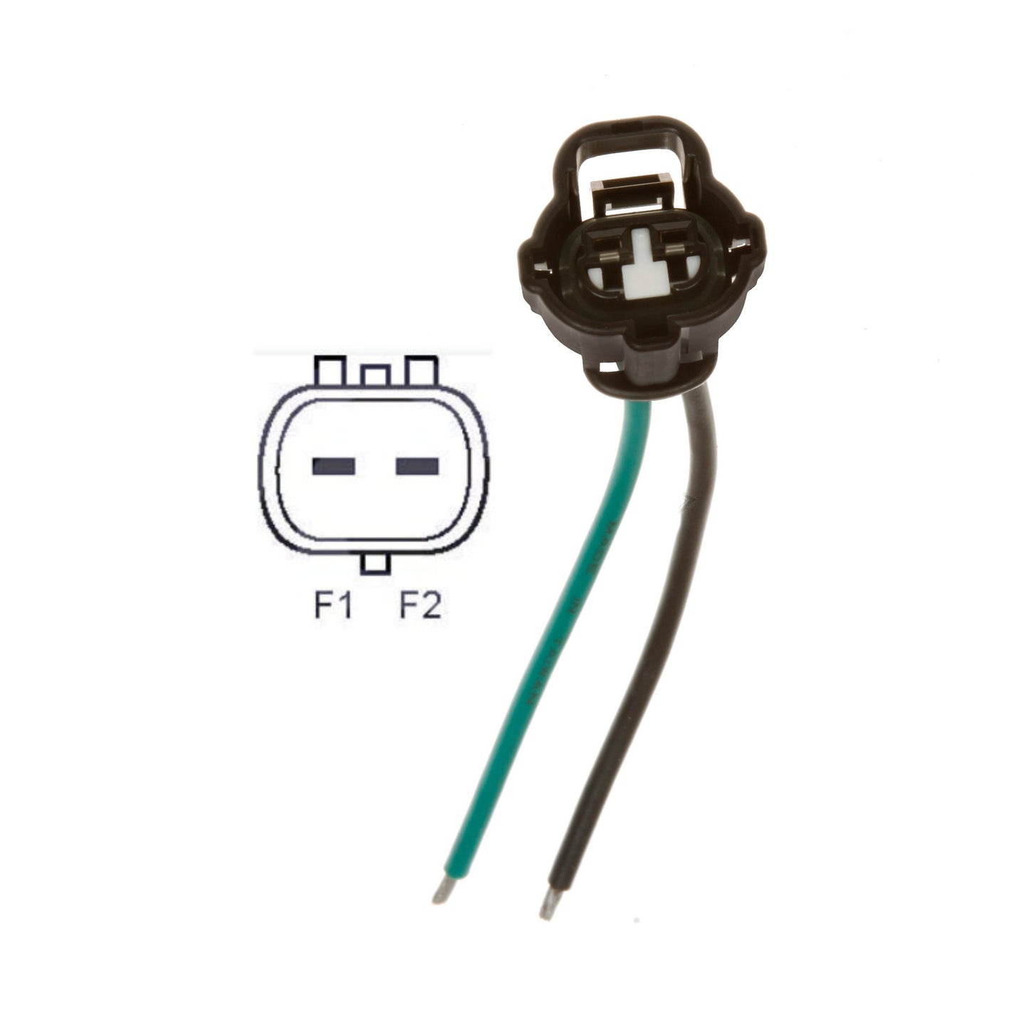 Alternator Harness Connection 'Pigtail' 2 Wire for Chrysler Dodge Jeep External Regulator - 9801363