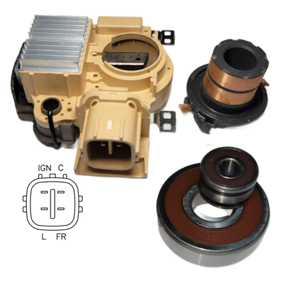 Alternator Rebuild Kit for Acura RSX Honda CR-V for Mitsubishi A002TB7591, A002TB7591ZE, A2TB7591, A2TB7591ZE, A002TC0691, A002TC0691A, A2TC0691