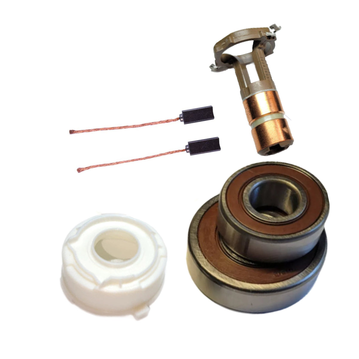 Alternator Bearings Brushes Sliprings Kit for Mercedes 180 Amp FGN18S179 Valeo - 21674RK-C
