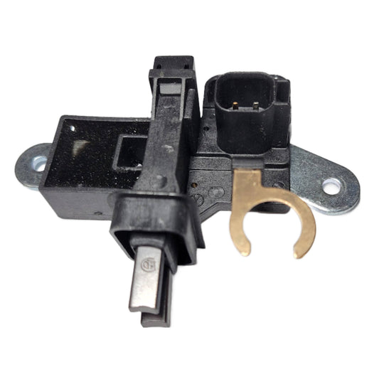 Alternator Brush Holder Terminal Assembly with Brushes 2-Terminal Plug for Bosch 0124525110, 0124525111, 0124525129, 0124525155, 0124525156