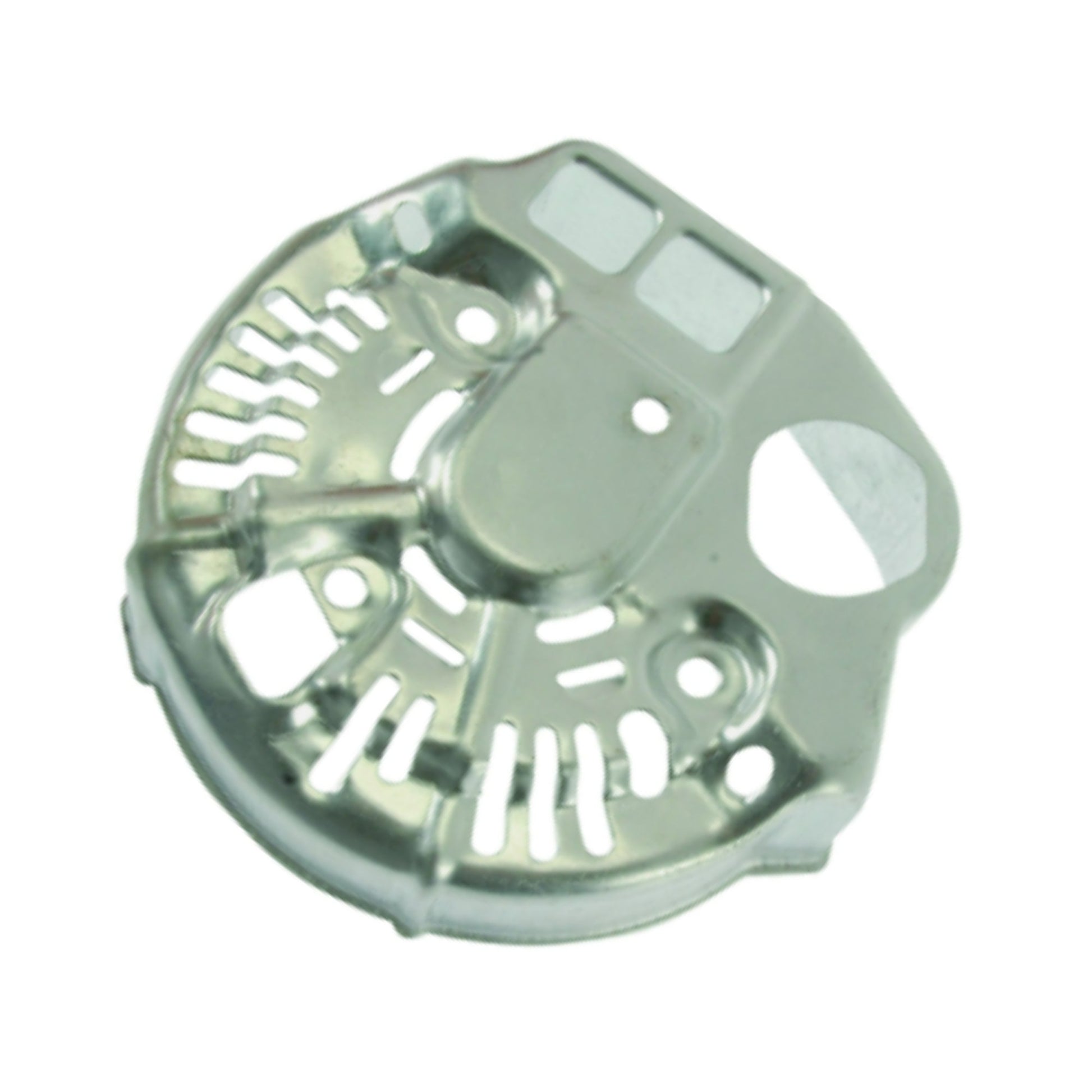 Alternator Metal Cover or Shield - S.R.E. Frame cover, With ground strap cut-out // Replaces Denso 021551-2690, Honda 31135-P2C-003, 31135-P2C-0030, Other 46-82468, ND-773, 84909025 - W015-32