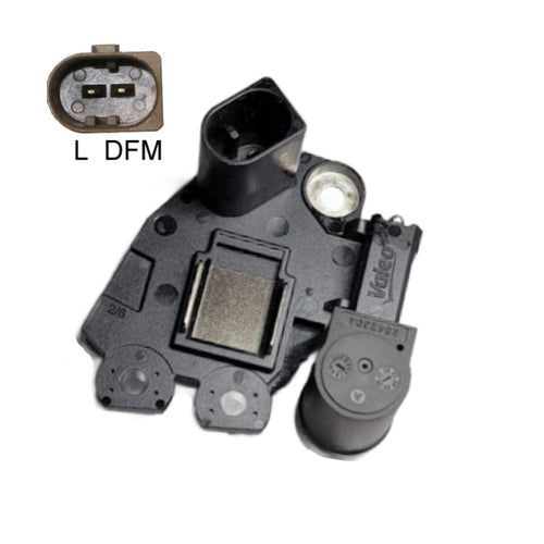 Alternator OEM Valeo Voltage Regulator with Brushes For Volkswagen Audi 2542687A TG15C017 - 11070-599316