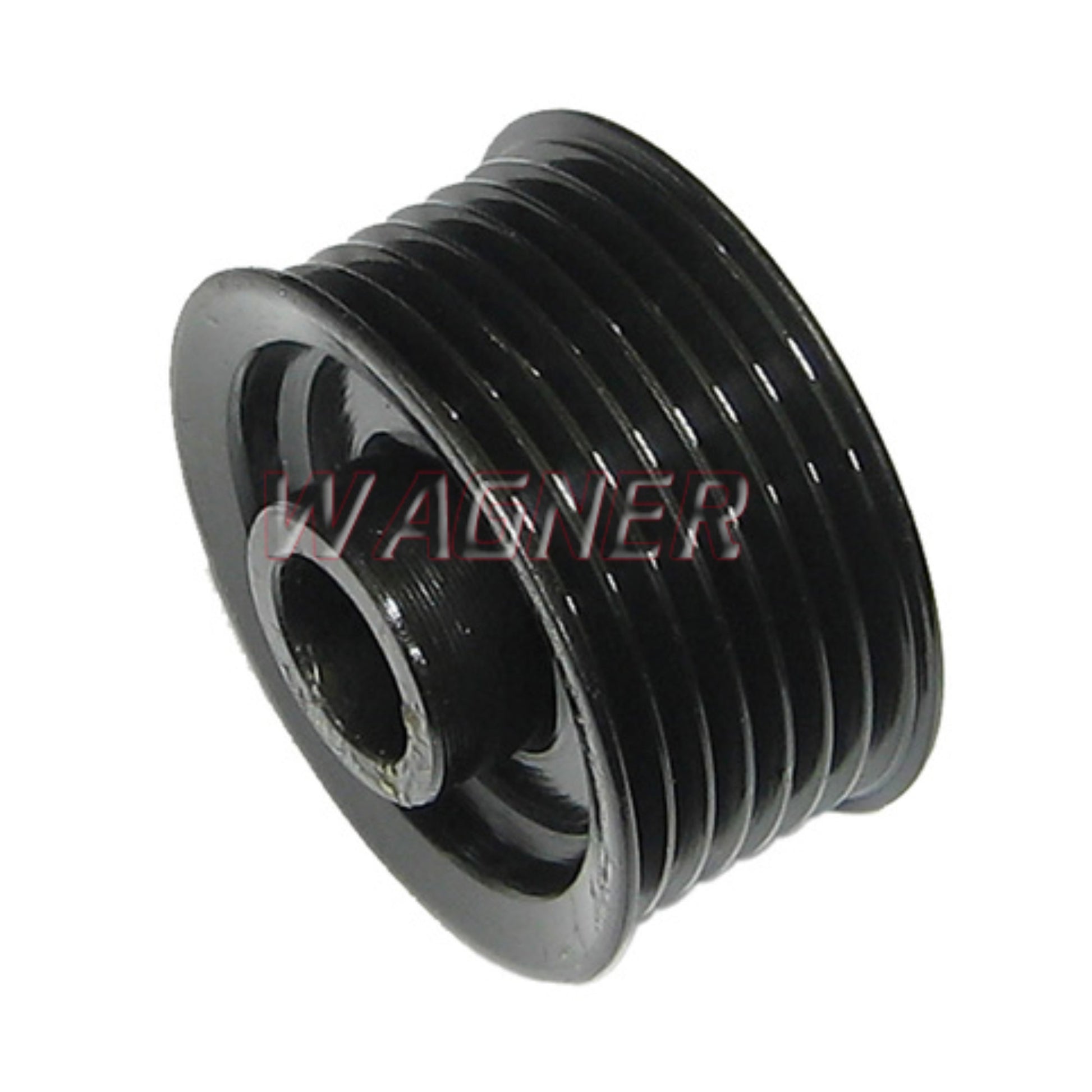 Alternator Pulley - 17mm BORE, 55mm OD, 33.6mm W, 15.5mm DEEP, 25mm BELT, 8mm TO FIRST GROOVE 7 GROOVE: Replaces Mitsubishi A630X91770 - W055-90