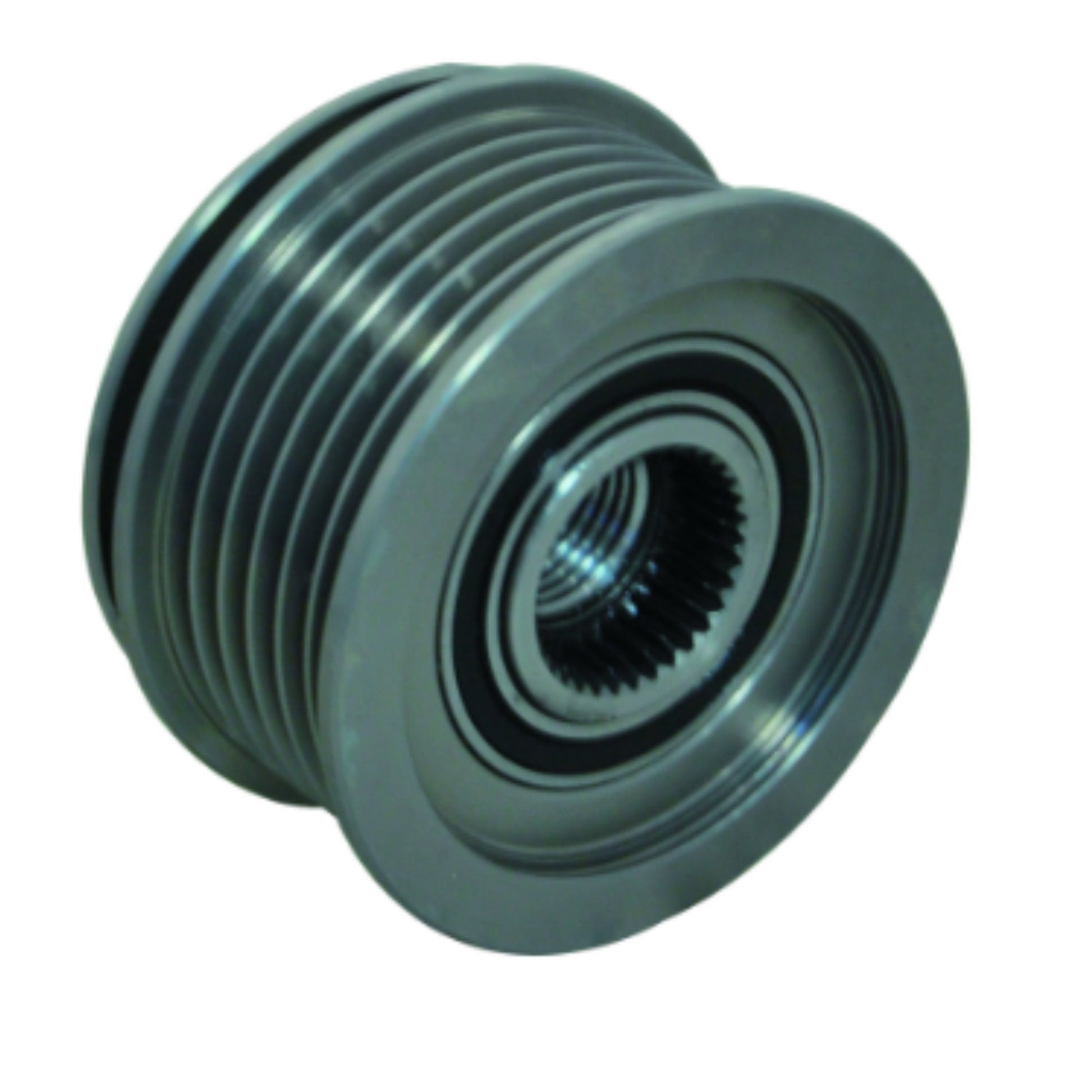 Alternator Pulley 6 Groove Clutch 56mm OD, for Bosch and Valeo INA Bearing Co 535 0041 10, F-231142, F-231142.01, F-231142.05, F-231142.08, F-231142.1, F-231142.5, F-231142.8,79202012 - 24-91274