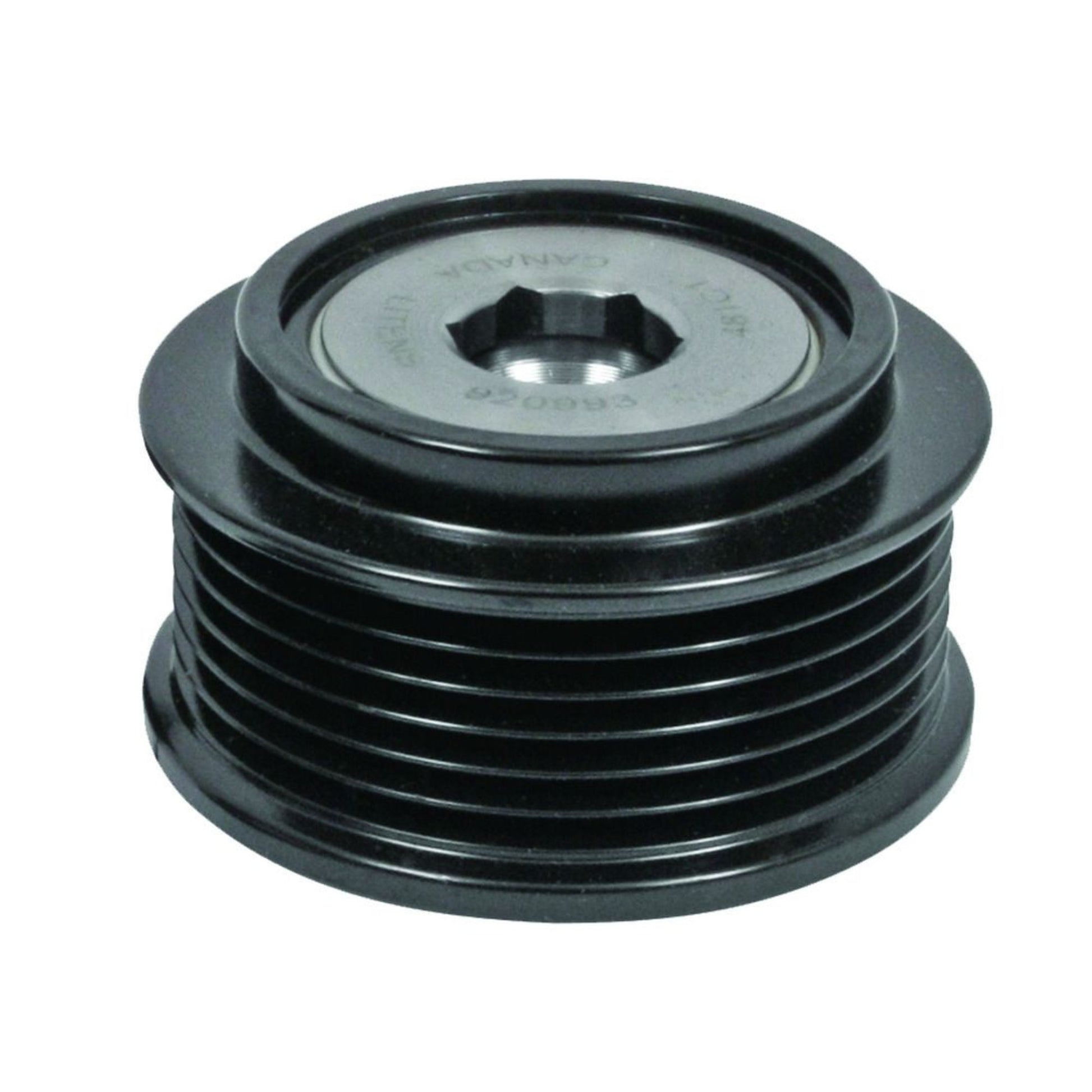 Alternator Pulley 6 Groove Decoupler 65mm OD Litens 920993 - 79909126 W055-131N - for Denso 104210-1240, 104210-1600, 104210-1890, 104210-1990, 104211-8300, 104211-8510, TN104210-1600, TN104211-8300;