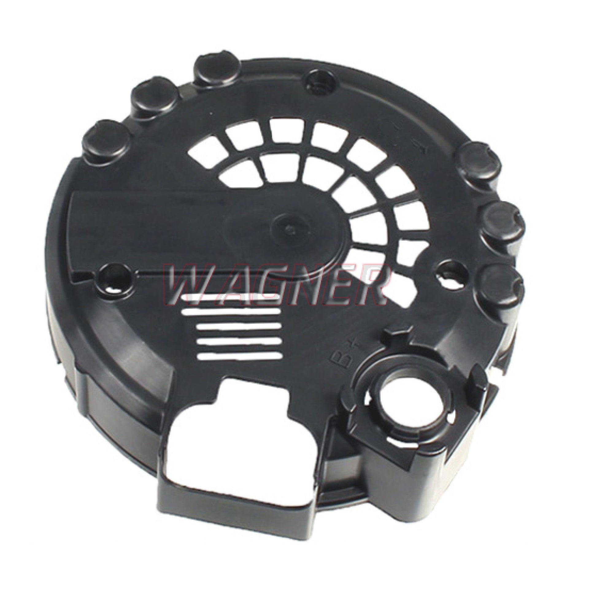Alternator Rear Rectifier Cover, Plastic, 125mm OD // Ref#s 2619770, 2606843, W012-84N, 28342, 8408177, 8408202
