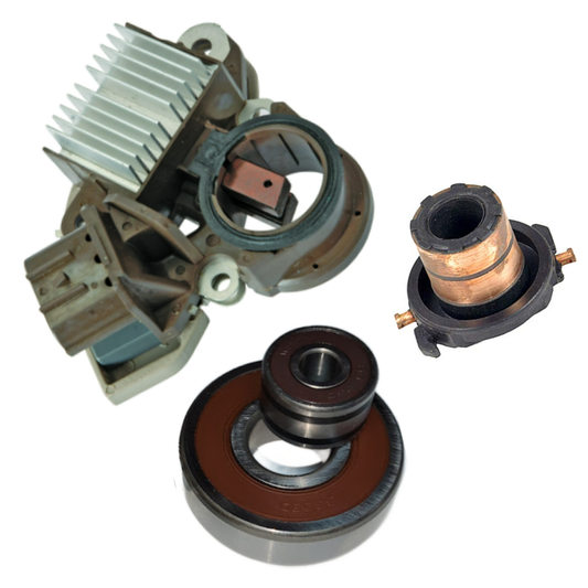 Alternator Rebuild Kit 2002-2006 Mazda MPV 3.0L 110 Amp Mazda AJ51-18-300, AJ51-18-300A, AJ51-18-300R, AJ51-18-300R00, Mitsubishi A003TJ0191, A3TJ0191 - 11006RK-A