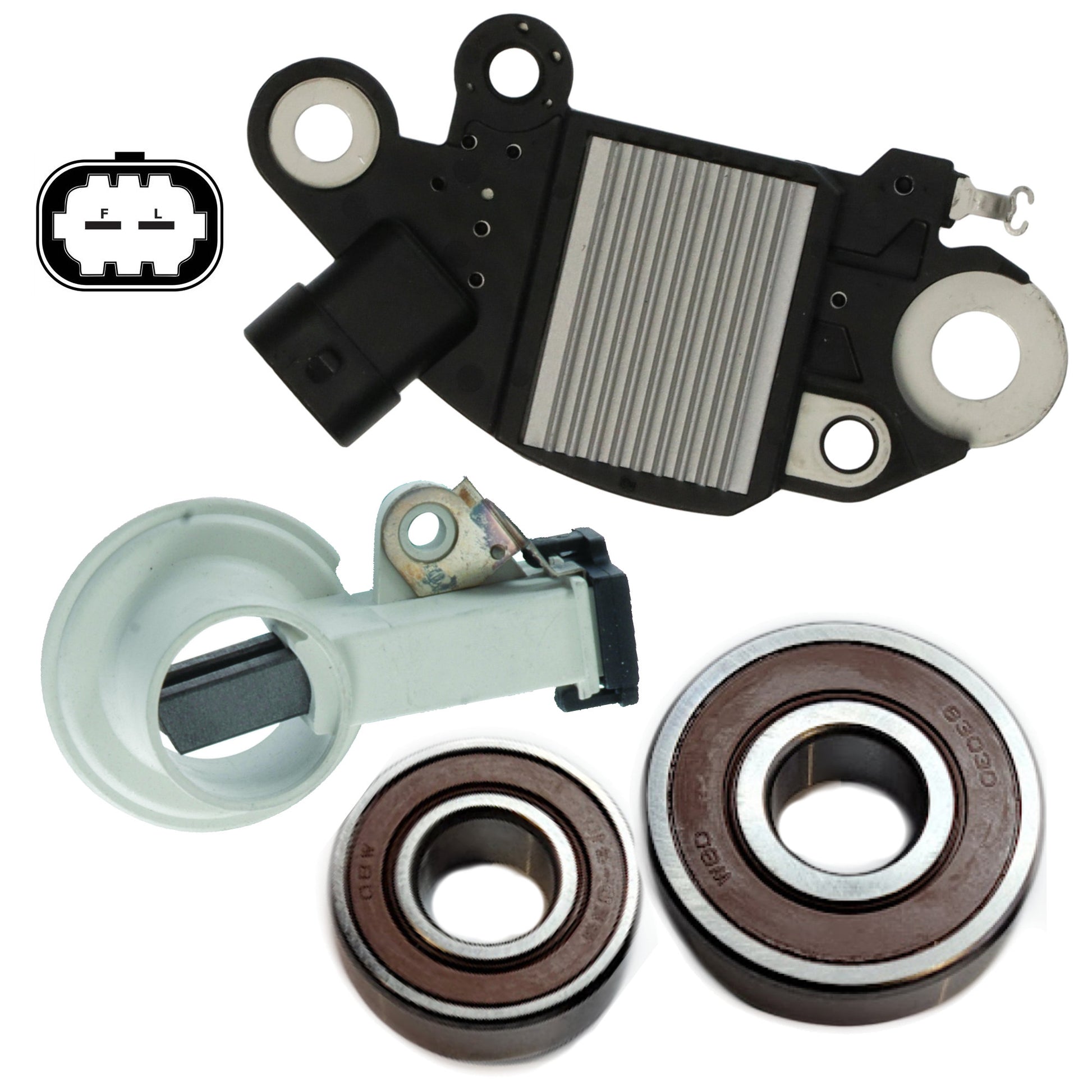 Alternator Rebuild Kit 2005-2010 Avalanche Tahoe Silverado Envoy Sierra Escalade 145A DR44G 2-Pin - 8302RK-A - Premium HD project parts! Ships Fast from Texas!