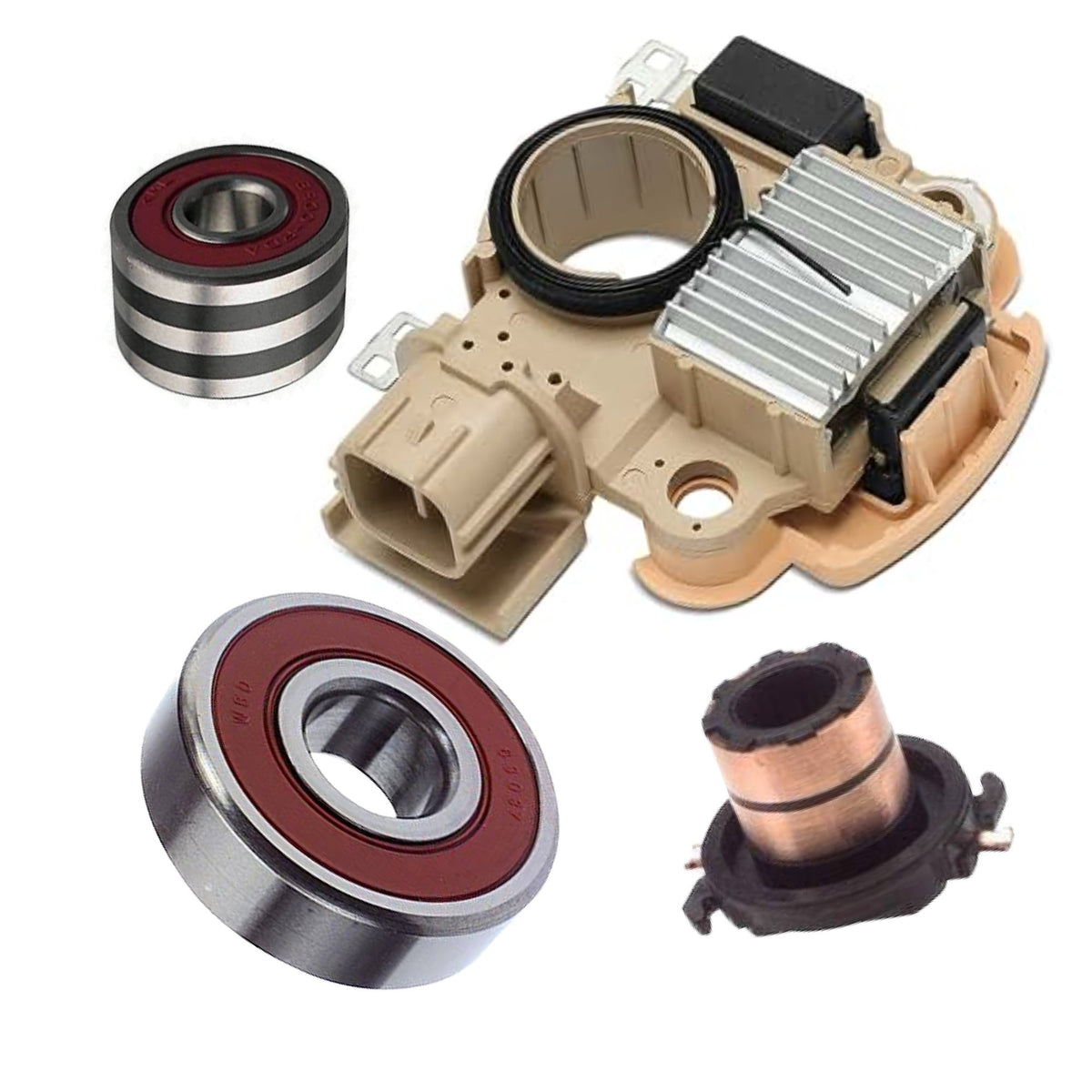 Alternator Rebuild Kit 2006-2011 Honda Civic 1.8L Mitsubishi A002TC1591, A002TC1591ZC, A002TC1591ZCKD, A2TC1591, A2TC1591ZC, A2TC1591ZCKD, A002TC1391, A002TC1391ZC, A002TC1391ZE, A2TC1391, A2TC1391ZC, A2TC1391ZE