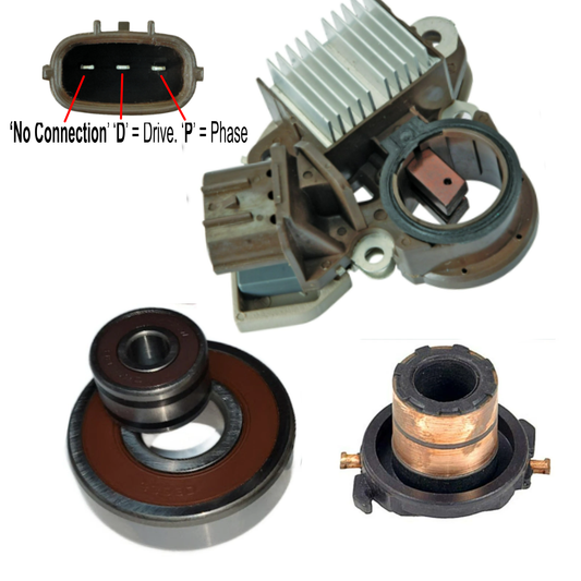 Alternator Rebuild Kit Mazdaspeed 2007-2009 Mazda3 2006-2007 Mazda6 Turbo - 11169RK-A