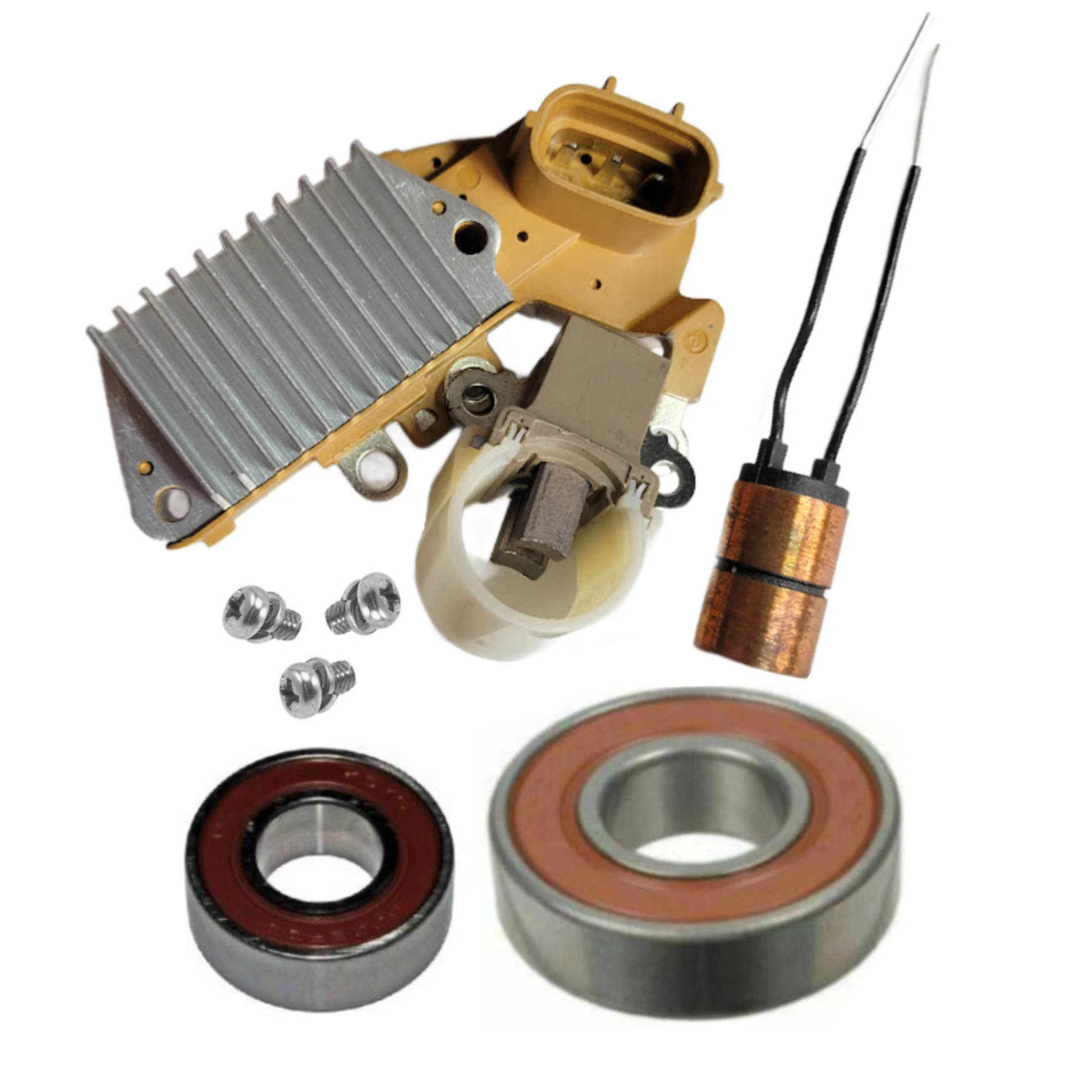 Alternator Rebuild Kit for 1993-1995 Toyota MR2 90 Amp DENSO 101211-7060, 101211-7160 - 13502RK-A