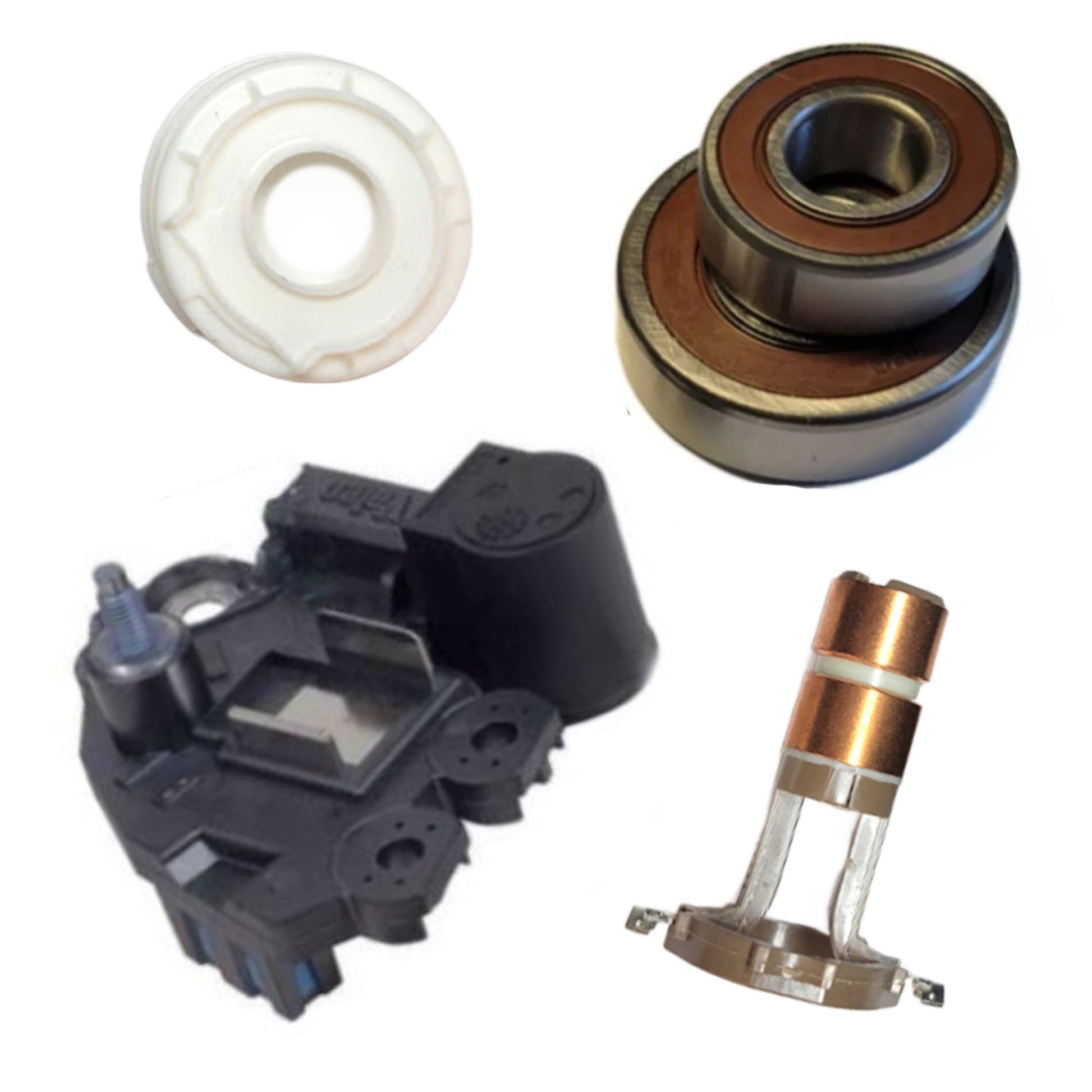 Alternator Rebuild Kit for 2004-2006 BMW X5 w/ 180A Valeo TG17C027, TG17C027B - 11355OERK-A