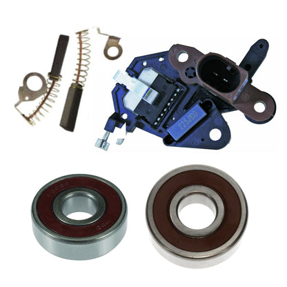 Alternator Rebuild Kit for 2004-2006 Porsche Cayenne Volkswagen Toureg w/Watercooled Delphi Delco 10480486, 10480491