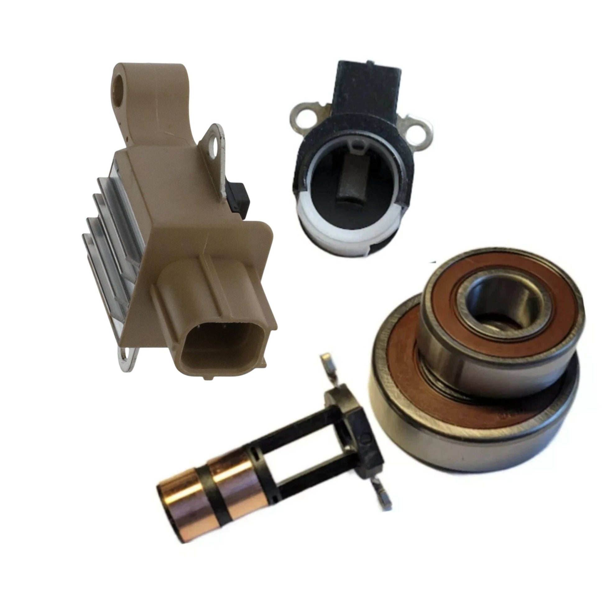 Alternator Rebuild Kit for 2009-2014 Acura TSX 2.4L 2008-2012 Accord 2.4L 130A Denso 104210-5890; 210-0644 Honda 06311-R40-505RM, 06311-R50-505RM, 31100-R40-A01, 31100-R40-A01RM, CSF89 - 11390RK-A