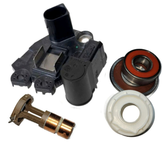 Alternator Rebuild Kit for Audi A4 3.2L w/150A Valeo Audi 06E-903-016-E, 06E-903-016-EX, 06E-903-016E, 06E-903-016EX; 06E903016E, 06E903016EX, 06E903016E, 06E903016EX, Valeo TG16C011, 439564, 437563, 2542894B