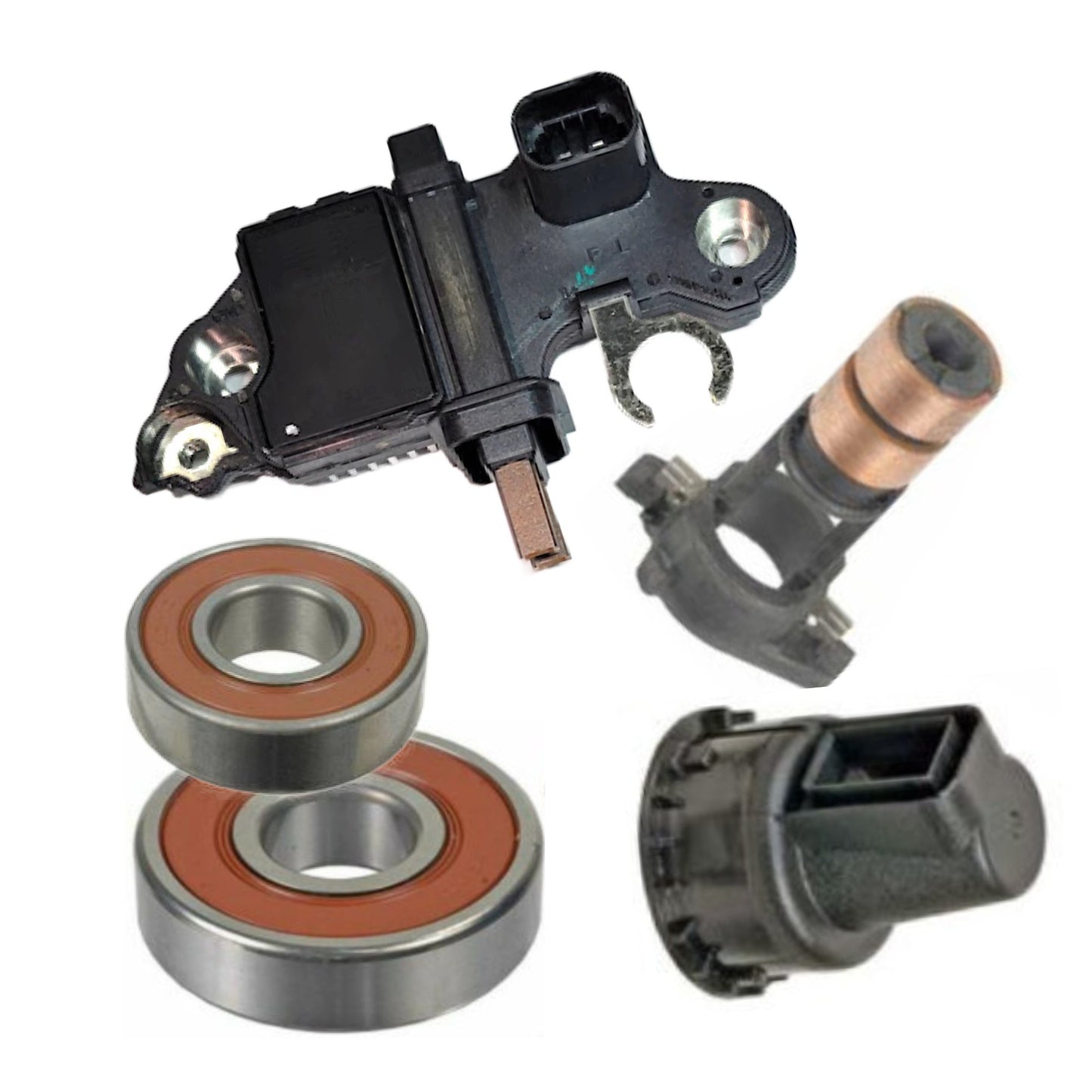 Alternator Rebuild Kit for Cadillac Chevy with Bosch 01240AD0UB, 0124525072, 0124525104, F00E100183