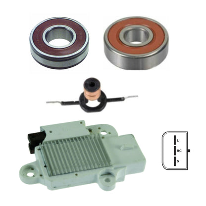 Alternator Rebuild Kit for Ford 4G 130 Amp | Replaces Lester 8405, Motorcraft GL-681 & Ford 5L8T-10300-LA