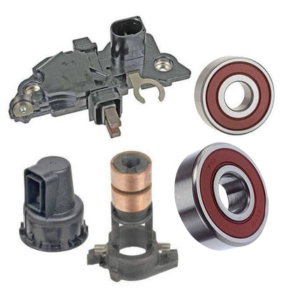 Alternator Rebuild Kit with Heavy-Duty Regulator & Bearings for VW 2.5L Jetta, Golf & Rabbit