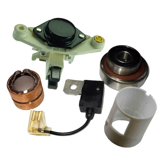 Alternator Rebuild Repair Kit w/ Voltage Regulator, Bearings, Slip Ring & Capacitor for Caterpillar, Bosch 0120488286 -12164RK-A