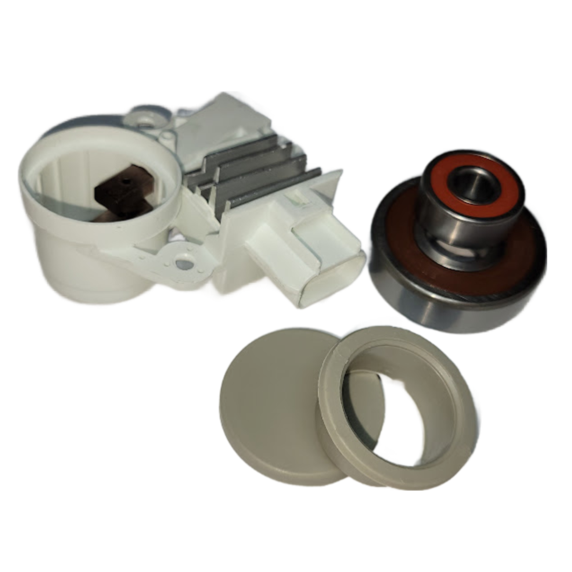 Alternator Rebuilt Kit for 2004-2008 Ford F150 V8 - 8318RK-A // Voltage Regulator, Bearings, Brushes, Bearing Dust Cover and Tolerance Cap