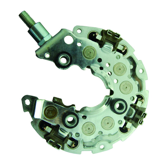 Alternator Rectifier Diode Bridge Assembly for Hairpin Denso Series, 117mm OD, M8 x 1.25 B+ Terminal Post 77904033 INR421