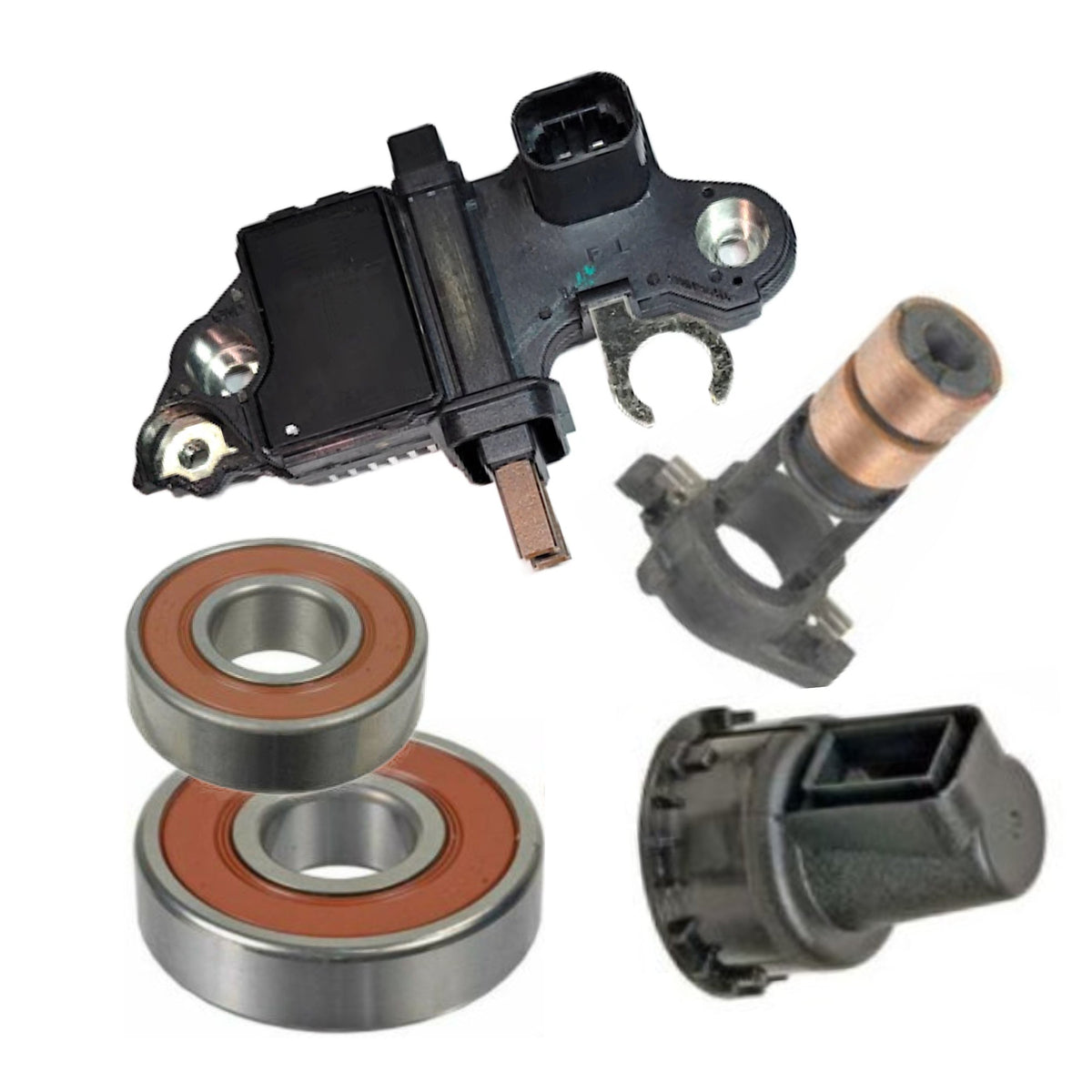 Alternator Regulator Bearings Brushes Sliprings Kit Tahoe Silverado Escalade w/125A Bosch 0124425035 - 11234RK-A