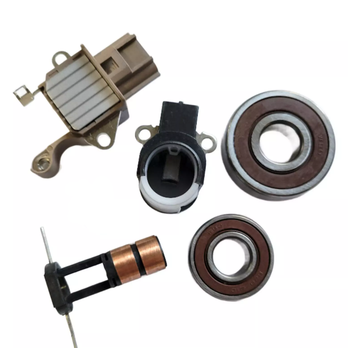 Alternator Regulator, Brushes, Bearings, Sliprings Kit for Ford F-250/F-350 6.2L (2017–2022) & Mustang 4.0L 150A Denso - 11429RK-A