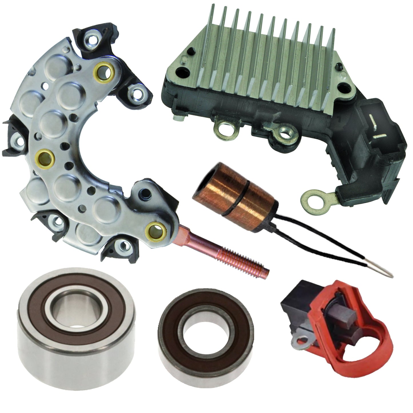 New Alternator Rebuild Kit for John Deere Tractors & Gators | Denso 101211-2470, RE46043, RE72917, Lester 12081 - 12081PRK-A
