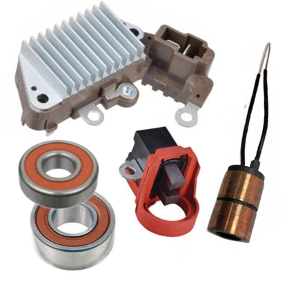 Alternator Repair Kit for Kubota Engines (D902, D1105, V1505, V2203) - Fits Kubota Tractors, Toro, Bomag & Case 12179RK-A