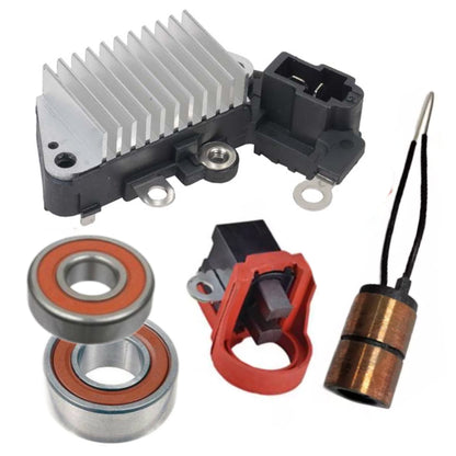 Alternator Repair Kit for Kubota Grand L60 Series Tractors & KX033 / U35 Mini Excavators (Denso 60A) - Denso 101211-8940, 101211-8941, 101211-8942, Kubota 1J866-64010, 5H669-42500, 5H669-42502, 5H669-42503, 5H909-42700, T1270-15682
